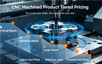Carbon Steel CNC Machined Parts with Volume Tier Pricing Saves More
